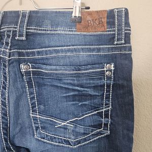 BKE 18 Tall Dakota Boot Cut Big Stitch Stretch Women's Size 34 Long 34x33.5